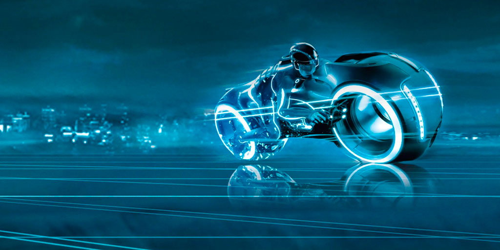 Todo Sobre Seguros, Vehículos, Motos Famosas, Tron, Moto de Luz, Cultura Cinematográfica, Iconos del Cine.