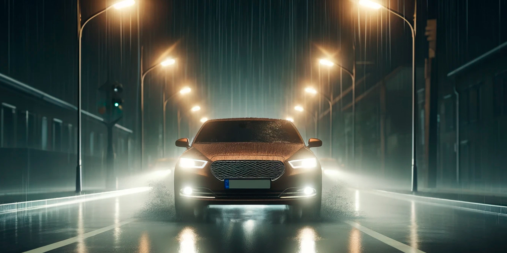 Avión de Papel, Vehículos, color de auto con más accidentes, auto marrón, visibilidad reducida, noche lluviosa