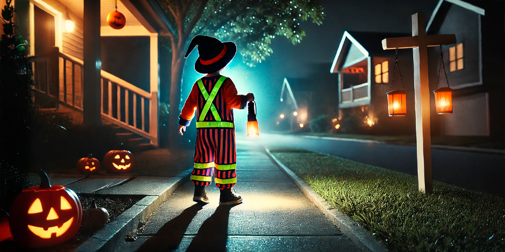 Todo Sobre Seguros Vehículos accidentes en Halloween, seguro de auto, cotizar seguro de auto, protección de niños, disfraces reflectantes, seguridad infantil, Halloween seguro