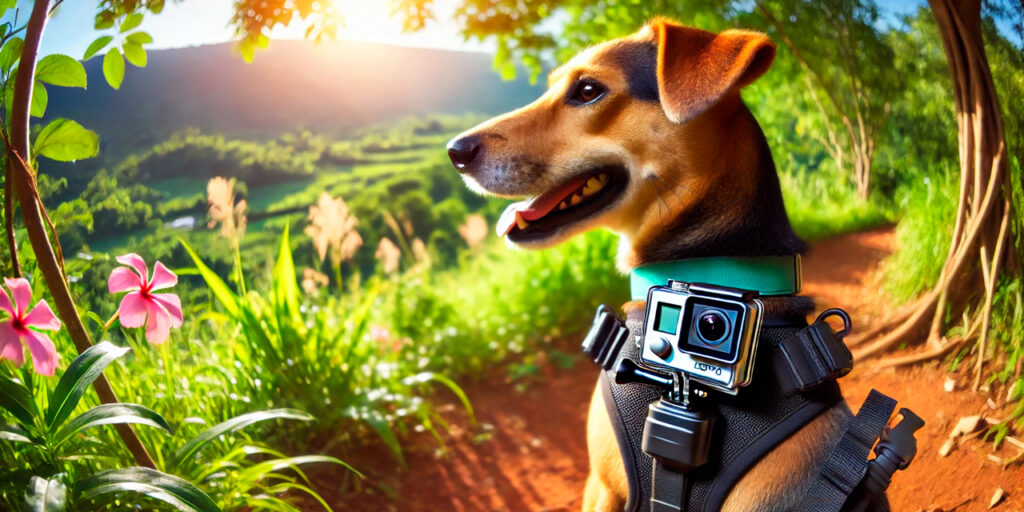 Todo Sobre Seguros, Hogar, gadgets para mascotas, tarjeta de débito, arnés con GoPro, perro explorador, cámara para mascotas, aventuras con perros, GoPro para perros