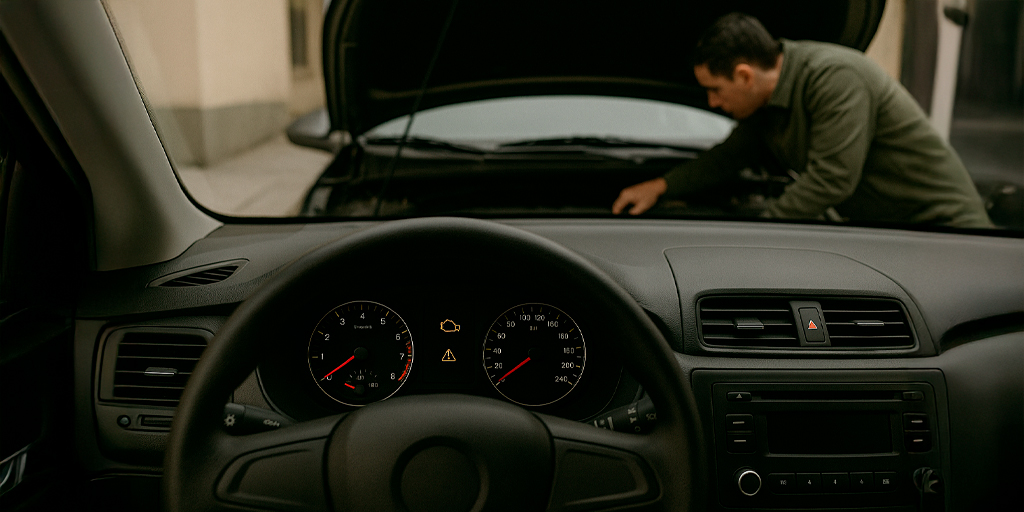 Todo Sobre Seguros Vehículos, Cómo detectar fallas en el motor, seguro de auto, cotizador de seguros, motor, revisión auto, diagnóstico motor, fugas aceite, luces tablero, taller mecánico